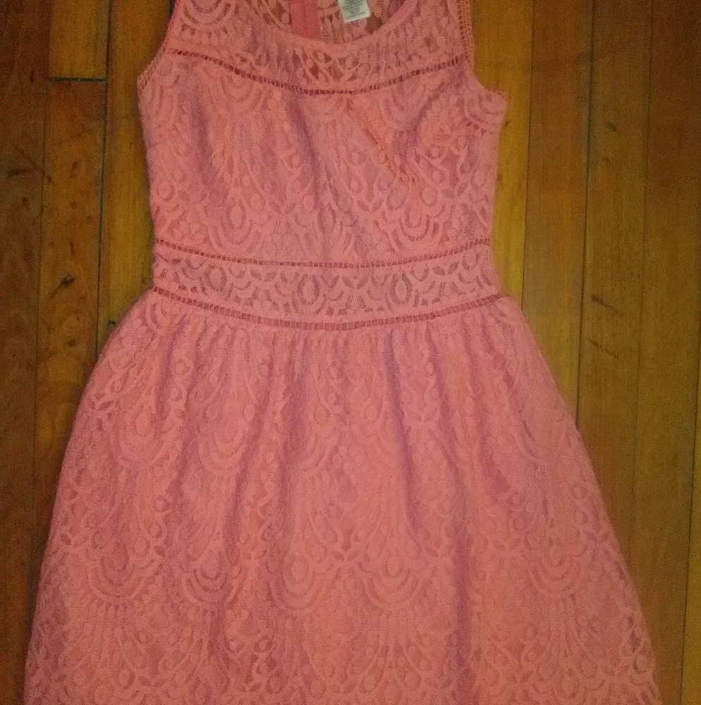 Peach dress